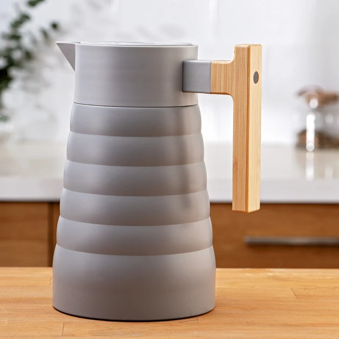 Emsan Emboss 1.5 Liter Thermos – Gray