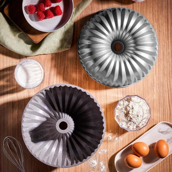 Emsan Griss Hardstone Gray Cast Cake Mold 24 cm - Emsan Jordan