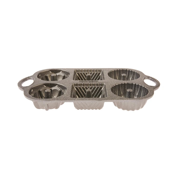 Emsan Griss One Six – 6-Piece Cast Cake Mold – Grey