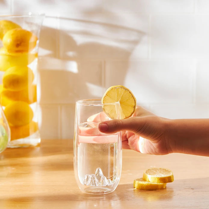 Emsan Globe Double-Walled Long Volcano Glass