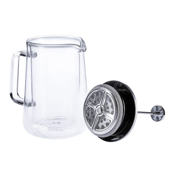 Emsan Double Glass French Press – 350 ml