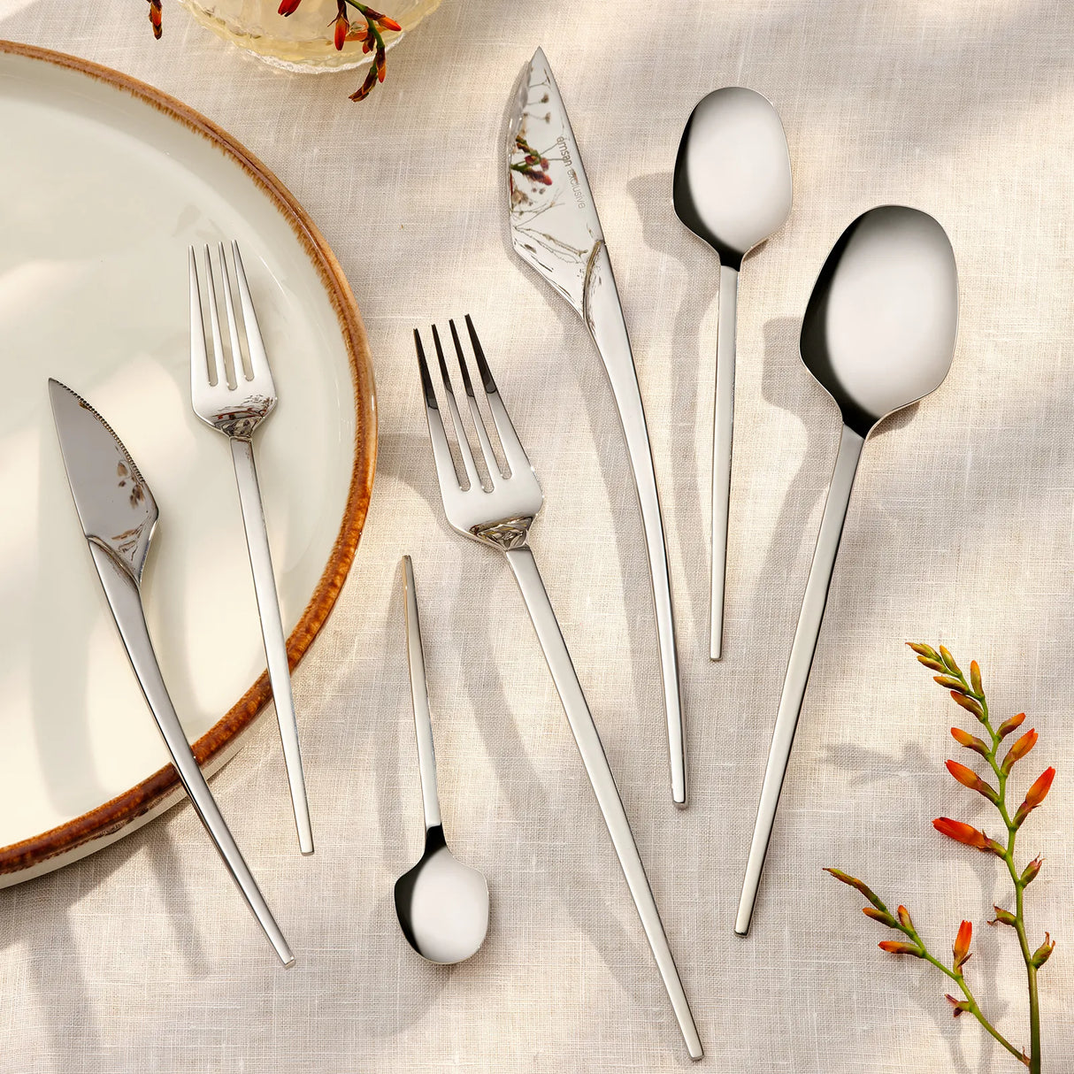 Emsan Fair 84-Piece Cutlery Set for 12 People – Boxed