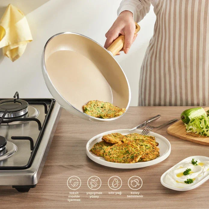 Emsan Swiss Crystal Frying Pan 22 cm - Emsan Jordan