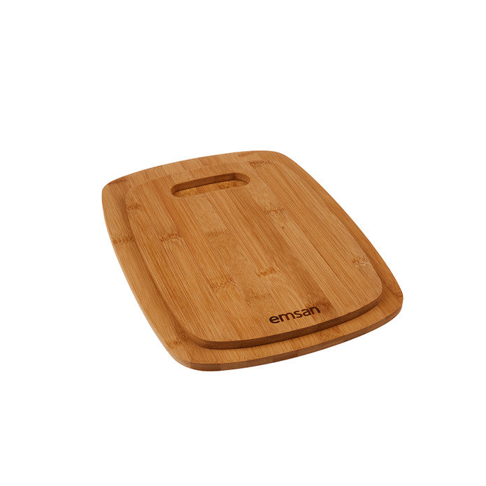 Emsan Bamboo Chop 2-Piece Cutting Board Set