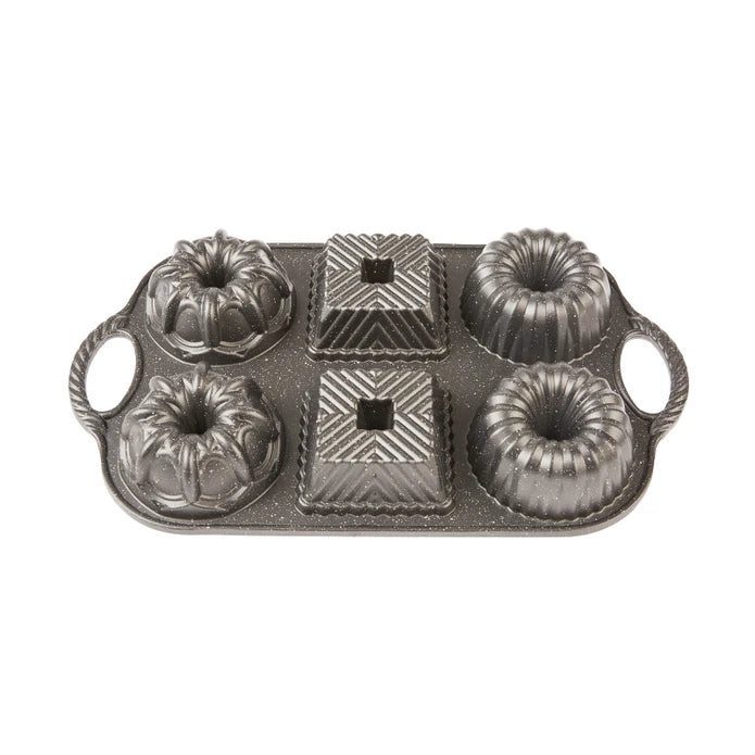 Emsan Griss One Six – 6-Piece Cast Cake Mold – Grey