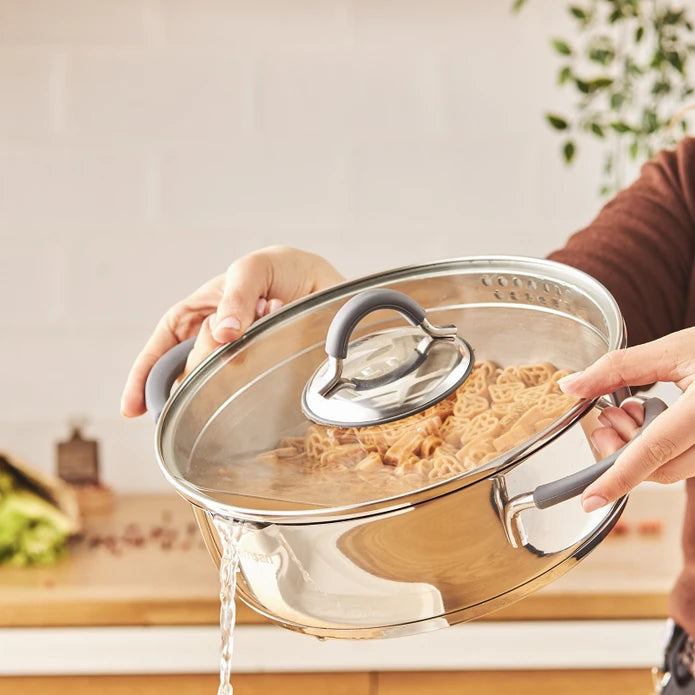 Emsan Unique 8-Piece Stainless Steel Cookware Set