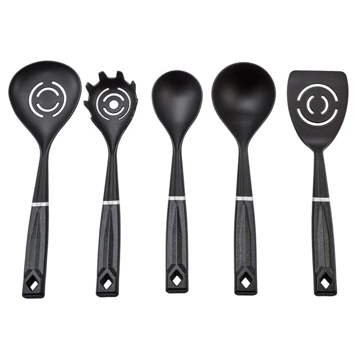 Emsan Akasya 6-Piece Grey Serving Set with Stand