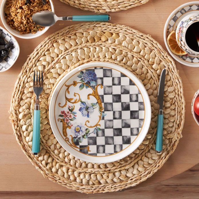 Emsan Victoria 32-Piece Porcelain Breakfast/Serving Set for 6 People