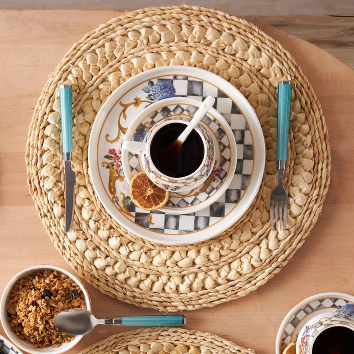 Emsan Victoria 32-Piece Porcelain Breakfast/Serving Set for 6 People