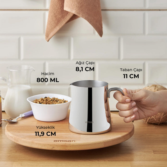 Emsan Cooper Milk Pot – 800 ml