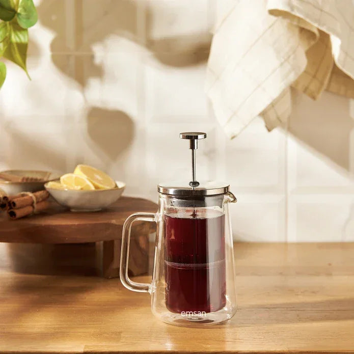 Emsan Double Glass French Press – 350 ml - Emsan Jordan