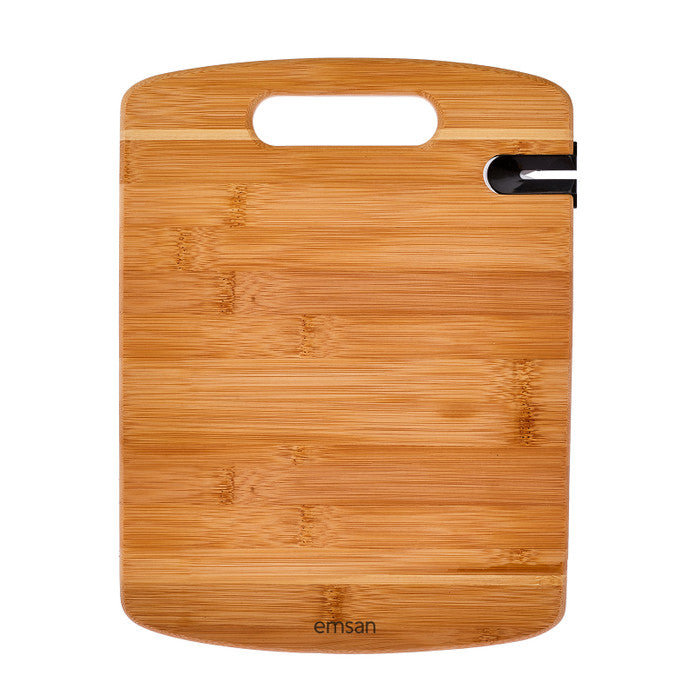 Emsan Bamboo Argus Cutting Board with Sharpener 23x30 cm