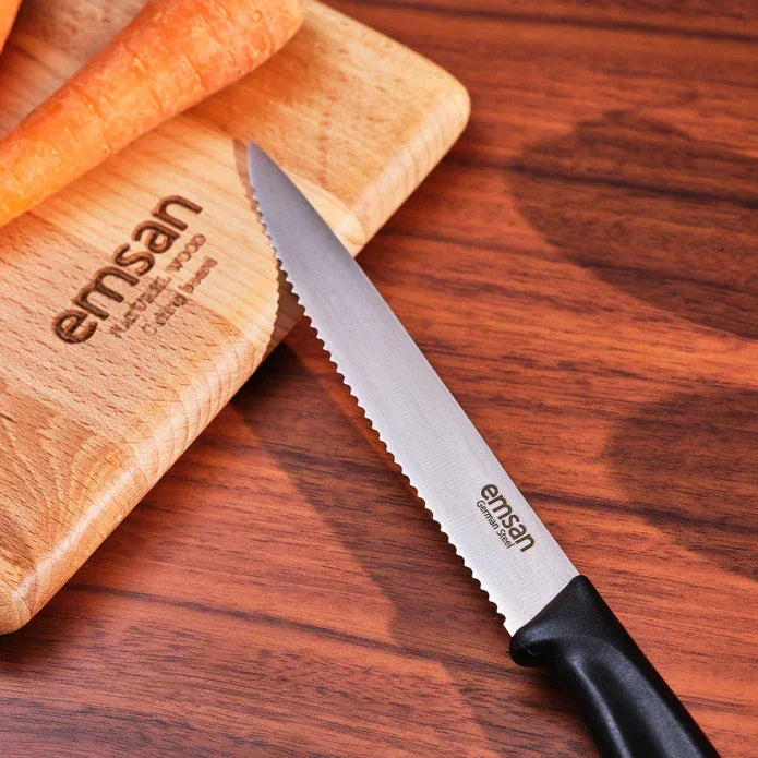 Emsan Nix Serrated Peeling Knife - Emsan Jordan