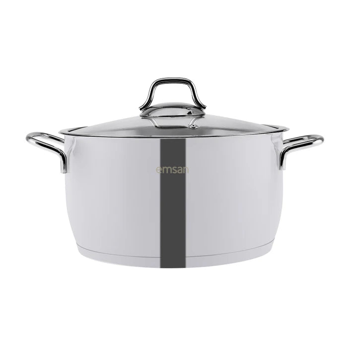 طقم إمسن فاليريا – 8 قطع من طناجر الستانلس ستيل