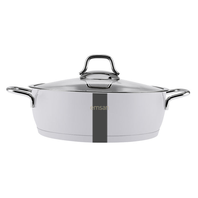 طقم إمسن فاليريا – 8 قطع من طناجر الستانلس ستيل