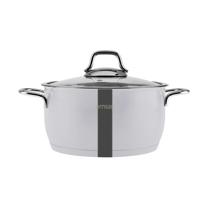 طقم إمسن فاليريا – 8 قطع من طناجر الستانلس ستيل