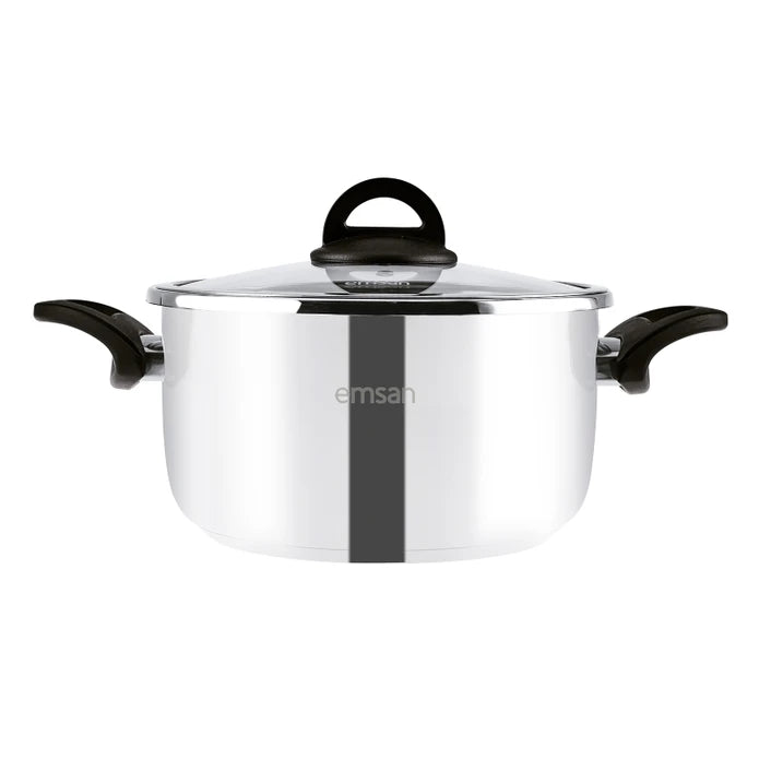 Emsan Vera Pressure Cooker Set – 4 + 6 Liters – Red