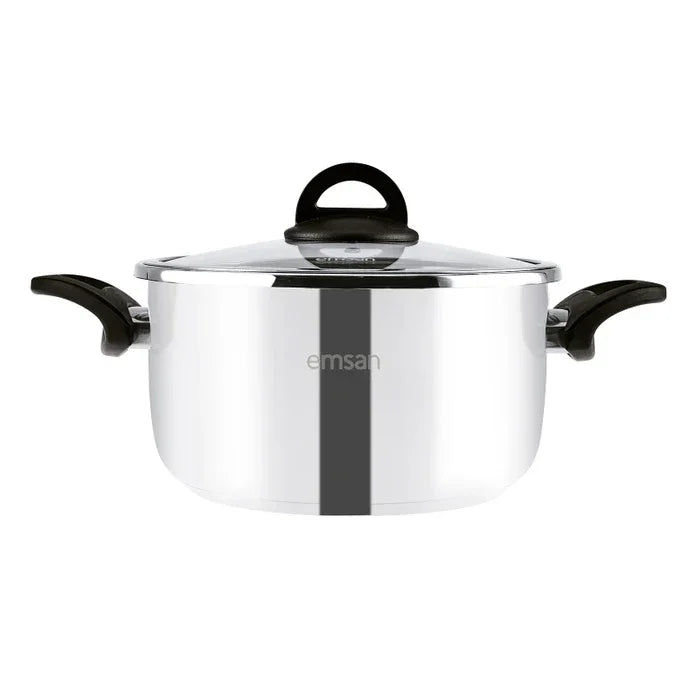Emsan Vera Pressure Cooker Set – 4 + 6 Liters – Red - Emsan Jordan