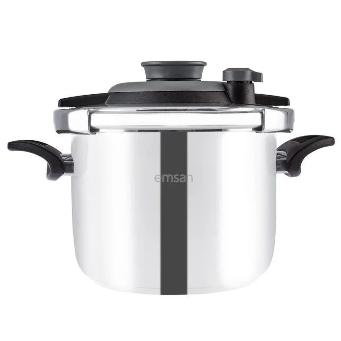Emsan Vera Pressure Cooker Set – 4 + 6 Liters – Black - Emsan Jordan