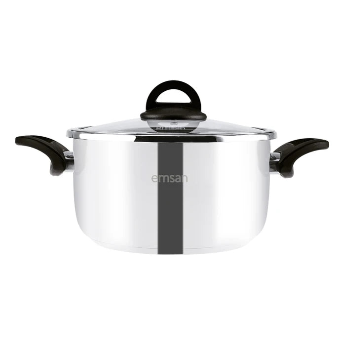 Emsan Vera Pressure Cooker Set – 4 + 6 Liters – Black