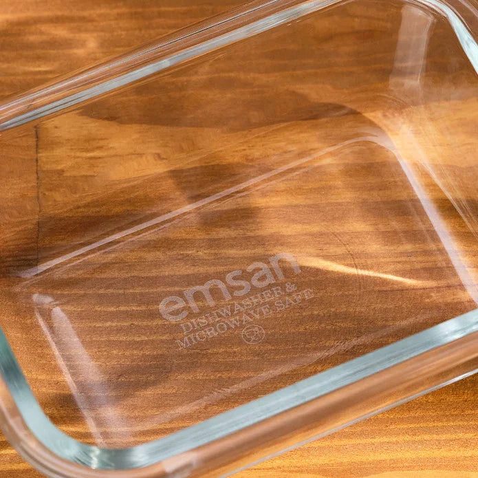 Emsan Soft 370 ml Borosilicate Storage Container - Emsan Jordan