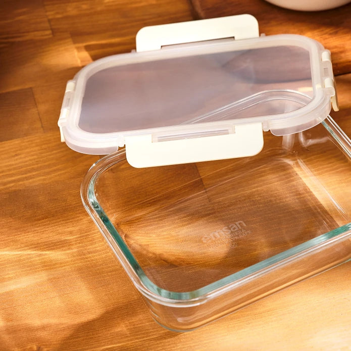 Emsan Soft 1050 ml Borosilicate Storage Container