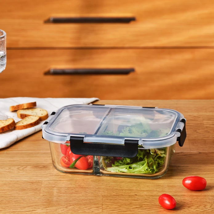 Emsan Twin 980 ml Borosilicate Storage Container