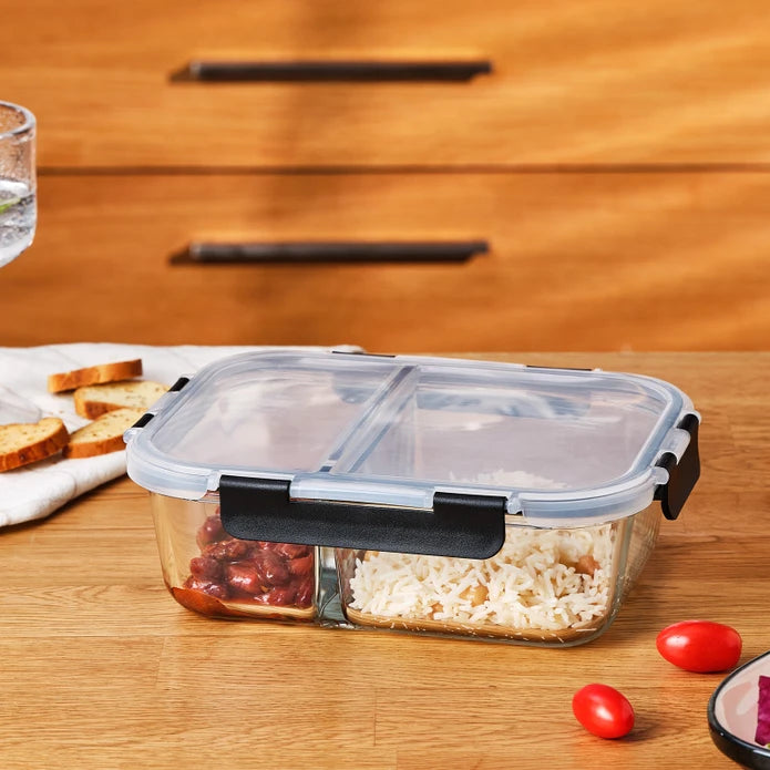 Emsan Twin 1360 ml Borosilicate Storage Container