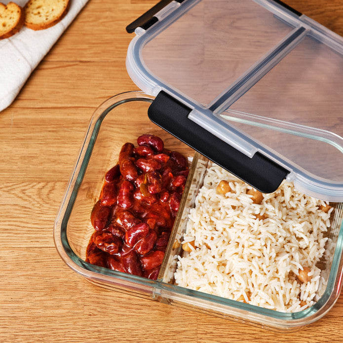 Emsan Twin 1360 ml Borosilicate Storage Container