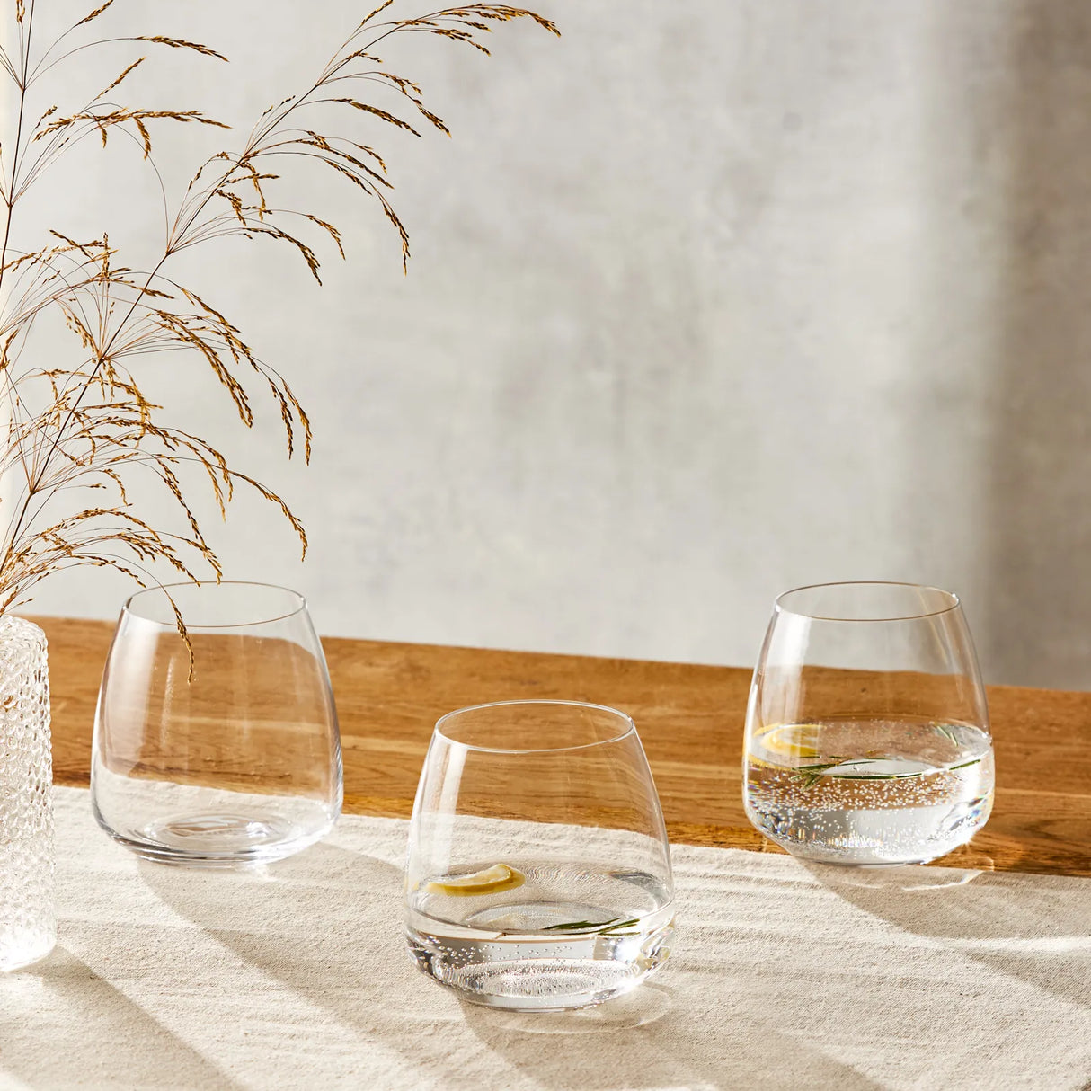 Emsan Evelyn Crystal Tumbler Set of 3 – 400 ml