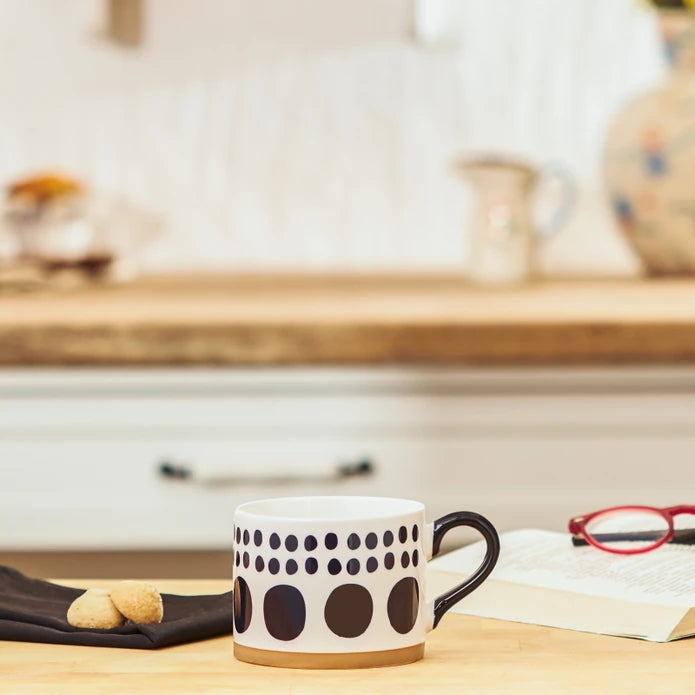 Emsan Simple Dots New Bone Mug 410 ml