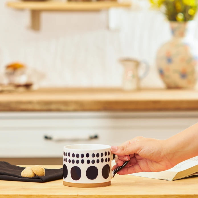 Emsan Simple Dots New Bone Mug 410 ml