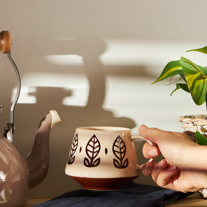 Emsan Ethnic Grass Mug 480 ml Brown