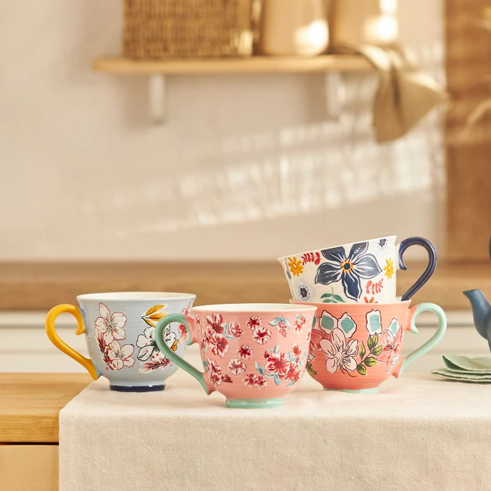 Emsan Blossom New Bone Mug 435 ml Pink