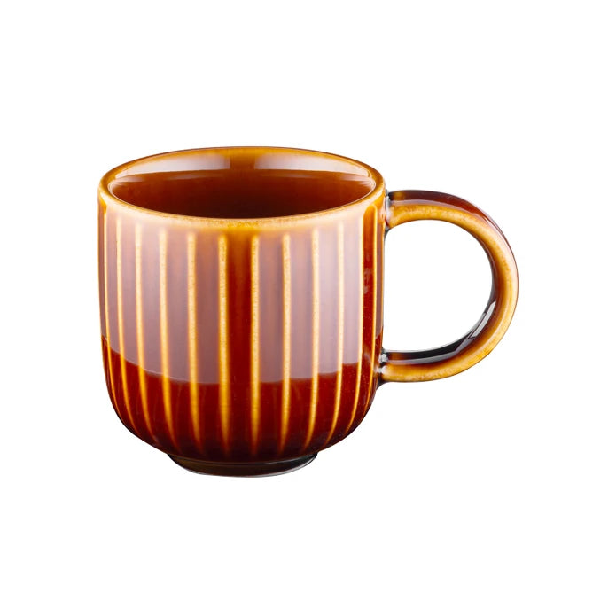 Istanbul Porcelain Lev 6-Person Coffee Cup Set Brown 90 ml