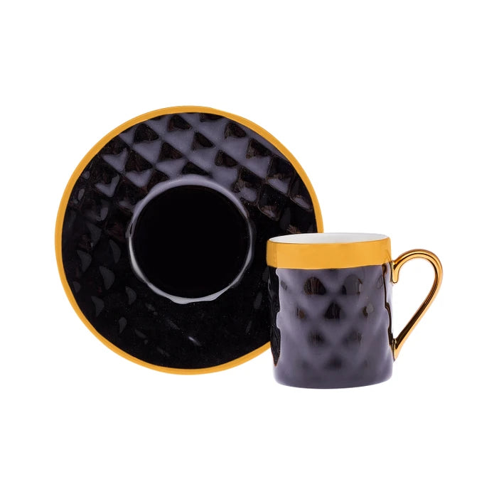 Istanbul Porcelain Bengi 6-Person Coffee Cup Set 90 ml