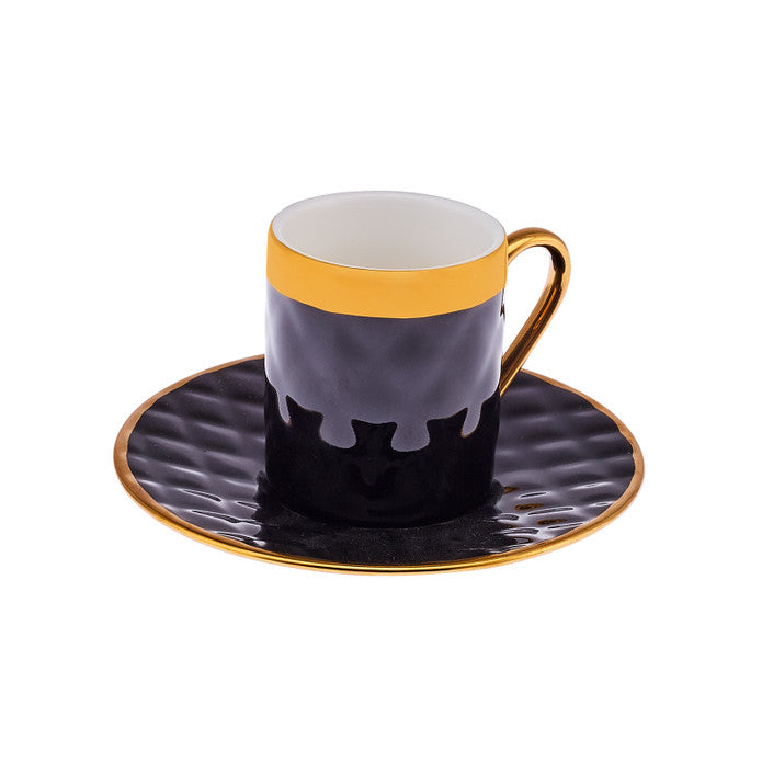 Istanbul Porcelain Bengi 6-Person Coffee Cup Set 90 ml