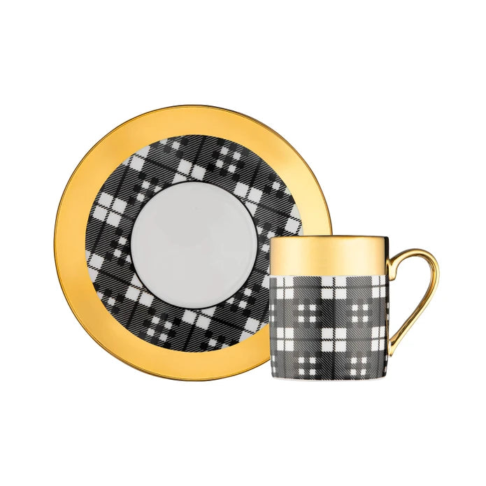 Istanbul Porcelain Deren 6-Piece Coffee Cup Set 90 ml