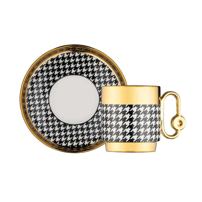 Istanbul Porcelain Hüma 6-Piece Coffee Cup Set 90 ml