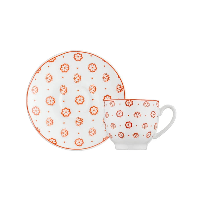 طقم فناجين قهوة إيمسان نويت نيو بون لـ ٦ أشخاص، سعة ٩٠ مل