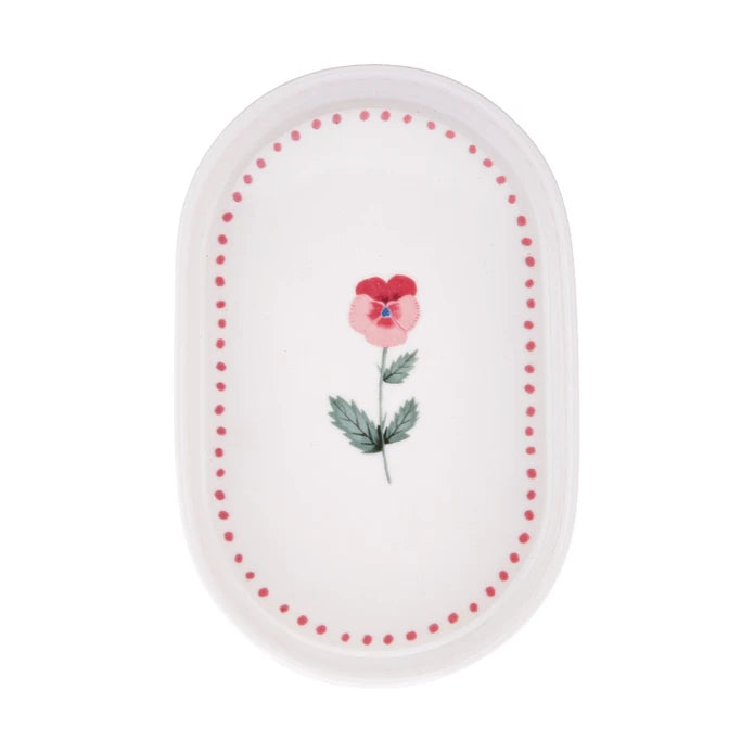 Emsan Viola 30-Piece Porcelain Breakfast Set for 6 People