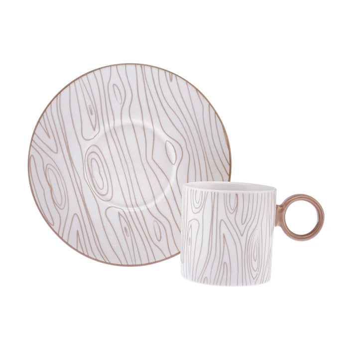 Istanbul Porcelain Ayda 6-Person Coffee Cup Set 90 ml