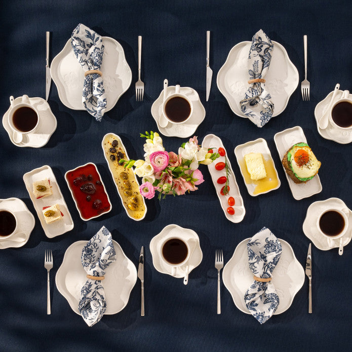 Emsan Florist 30-Piece Porcelain Breakfast Set for 6 People