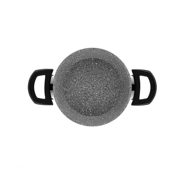 Emsan Experto 14-Piece Nonstick Granite & Stainless Steel Cookware Set