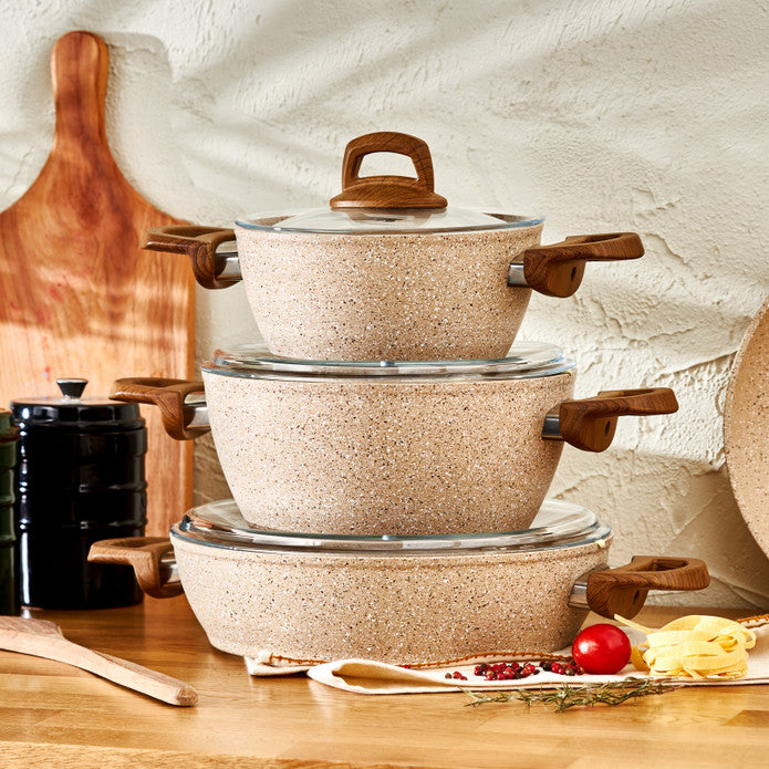 Emsan Royal Natural 7-Piece Cookware Set