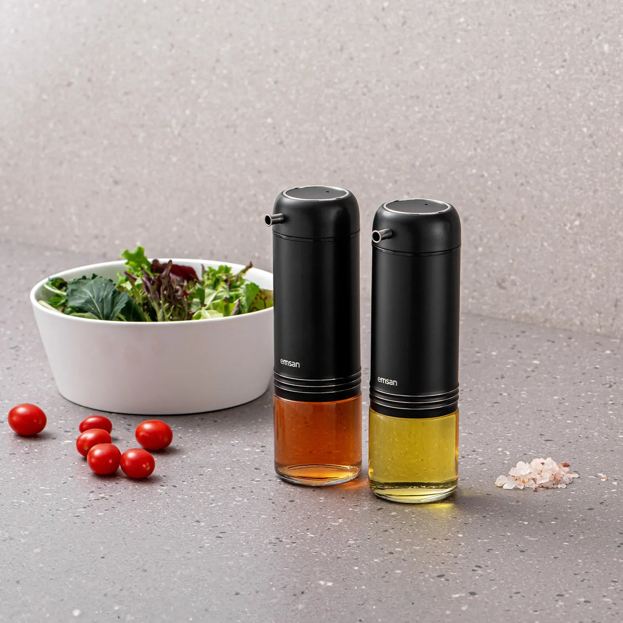Emsan Moko Oil & Vinegar Set – Black