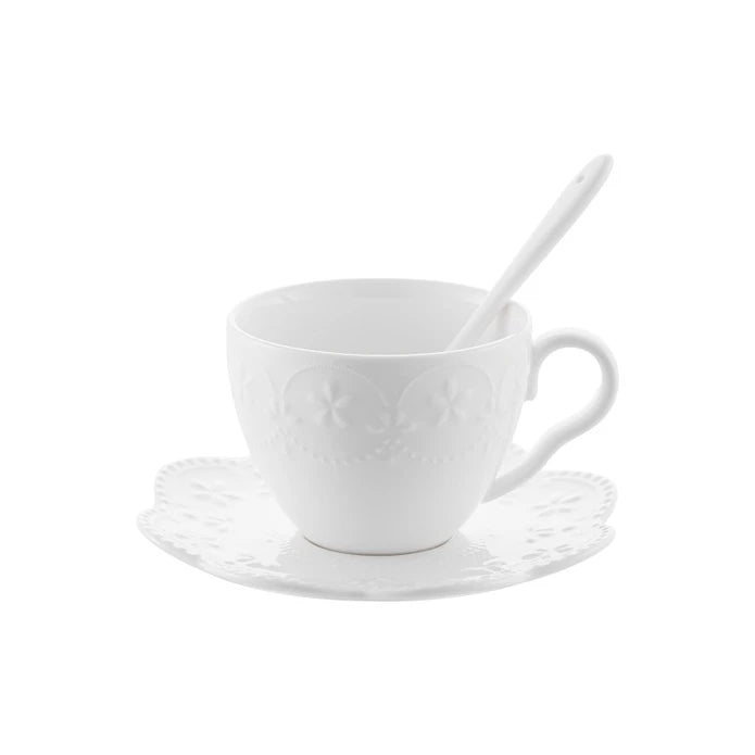 Istanbul Porcelain Akay 32-Piece Breakfast Set for 6 People