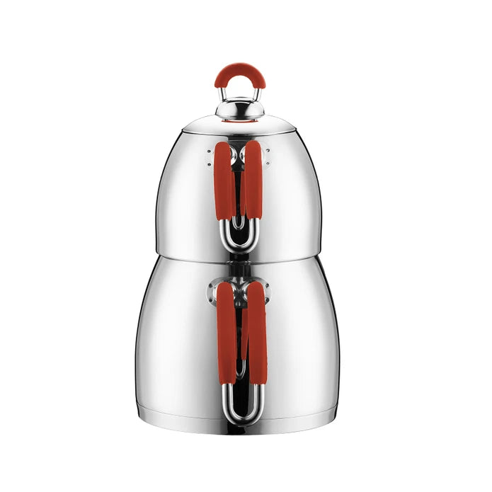 Emsan Mina Midi Size Teapot Set Red 0.75 - 2 Liters