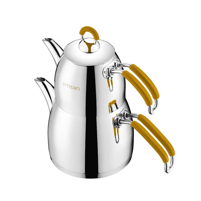 Emsan Mina Midi Teapot Set Yellow 0.75 – 2.0 Liters