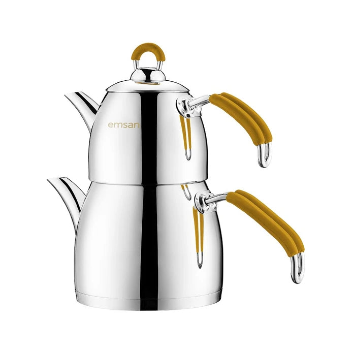 Emsan Mina Midi Teapot Set Yellow 0.75 – 2.0 Liters